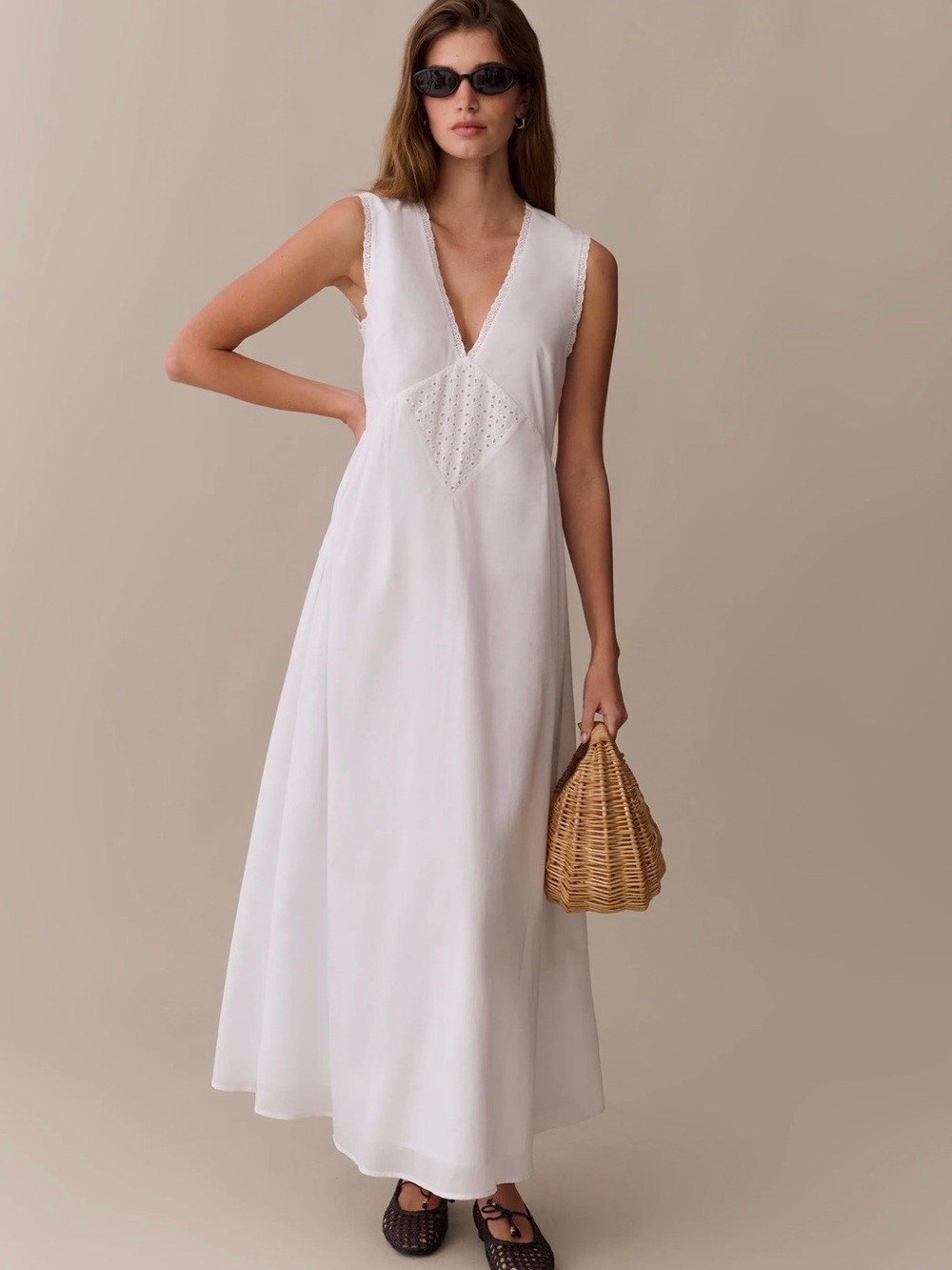 kourt, Sonnet White 100% Cotton Dress NWT